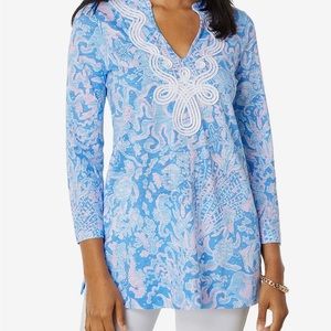 Lilly Pulitzer Kaia Knit Tunic Top. New with tag. Size:L.